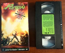 POISON SIGHT FOR SORE EARS VHS MUSIC VIDEO TAPE 1989