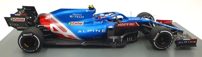 Spark escala 1/18 18S600 - Alpine A521 F1 #31 Hungría 2021 E.Ocon Foto 4 de 4