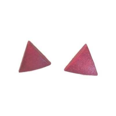4 Pair Simple And Fashionable Wooden Earrings With different Colors And Pattern