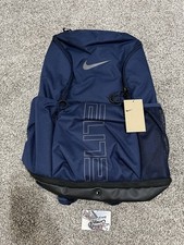 Authentic New Nike Hoops Varsity Elite Backpack Navy Blue Basketball 32L HM9965