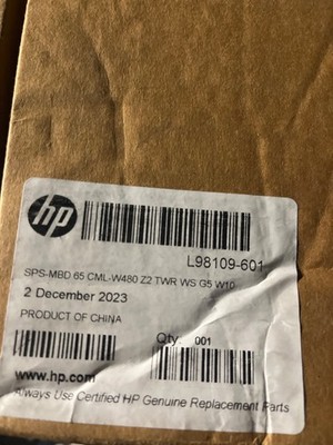 HP L98109-601 MAINBOARD/SYSTEM-B. PER HP Z2 G5 TOWER NEW ORIGINAL