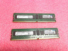 LOT OF 2X HPE HP 2x8GB 1Rx4 PC4-2133P-RC0-11 Reg Server RAM Memory.