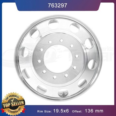 19.5X6  ALCOA WHEEL For 2005-2021 FORD F450/550 DODGE 4500/5500 POLISHED 763297