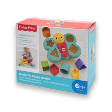 Fisher-Price CDC22 Sortierspaß Schmetterling Butterfly Shape Sorter ab 6 Monate 