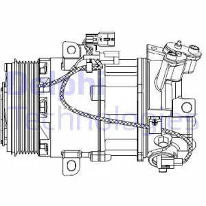 Delphi Kompressor, Klimaanlage Cs20550 Für Renault - Bild 2
