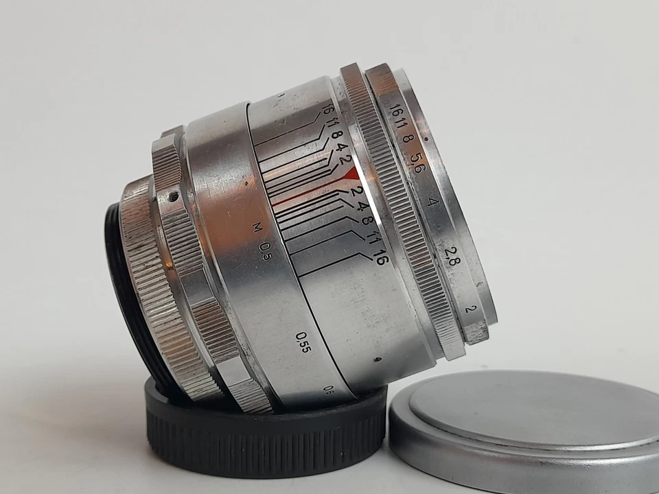 KMZ HELIOS 44 F/2 58mm #0057922 Early RARE SILVER 13 blades Biotar Designed LENS - Image 2 of 4