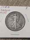 1918-D Better Early Date Liberty Walking Half Dollar, Fine Condition