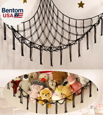 Stuffed Animal Storage Hammock or Net Corner - Large Toy Hammock Net for Stuffed