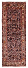3'3" x 9'1" Vintage Hand-knotted Runner Rug Traditional Oriental Wool Carpet