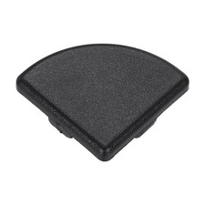 Standard Plastic Fan-shaped Aluminum Extrusion End Cap Black 30x30mm 12pcs