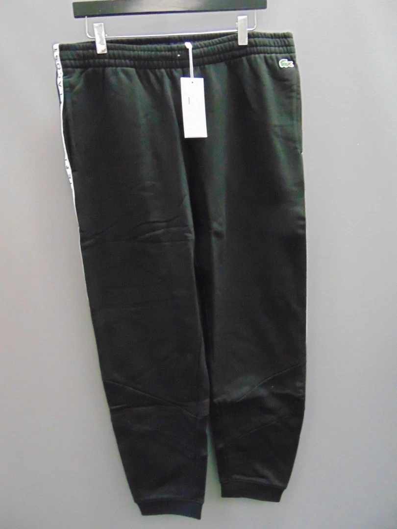 BNWT LACOSTE Men's Black Signature Striped Fleece Jogging Pants Side Tape BNWT
Opens in a new window