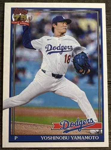 2026 Topps Series 1 Yoshinobu Yamamoto Base (RAW)