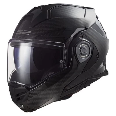 LS2 FF901 Advant X casco sólido brillo carbono negro - Imagen 1 de 4