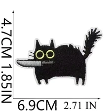 Cartoon Kitten Embroidery Cloth Patch Boy Girl Ironing Sticker Online, PDF File