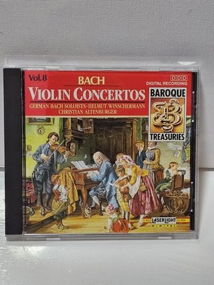 Bach - Violin Concertos CD 1990 Baroque Treasuries LaserLight