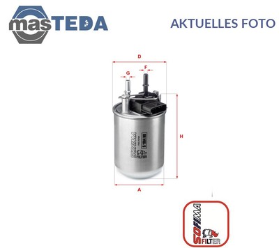 S 1104 NR KRAFTSTOFFFILTER SOFIMA FÜR NISSAN JUKE 1.5 DCI 81KW