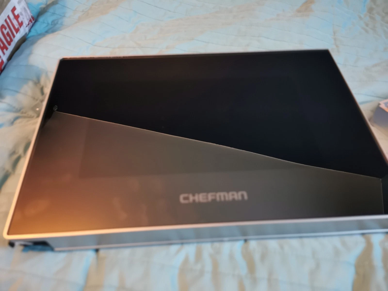DOOR assembly Chefman 20L Microwave RJ55-7SMR NEW !