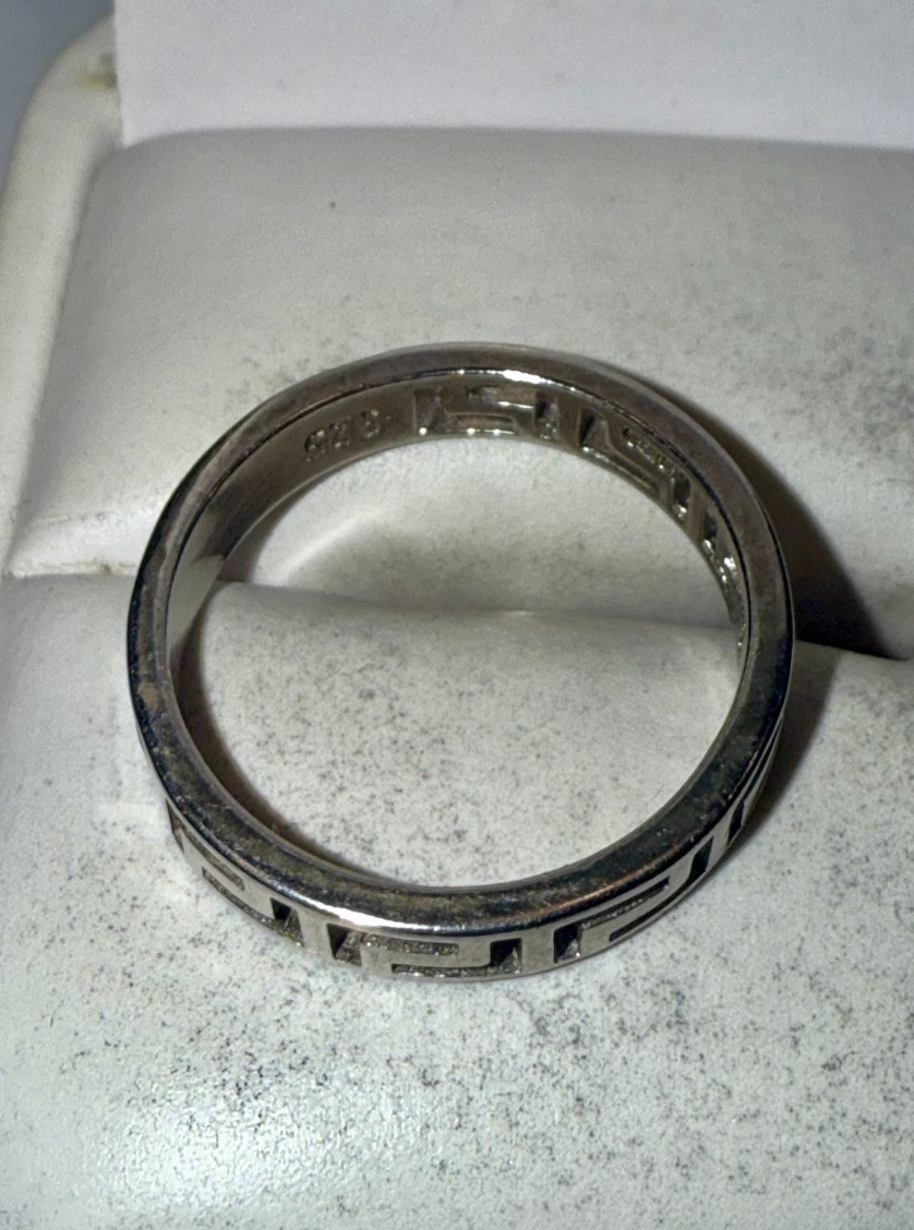 ESTATE Solid Sterling Silver Boulder Opal Inlay G… - image 5