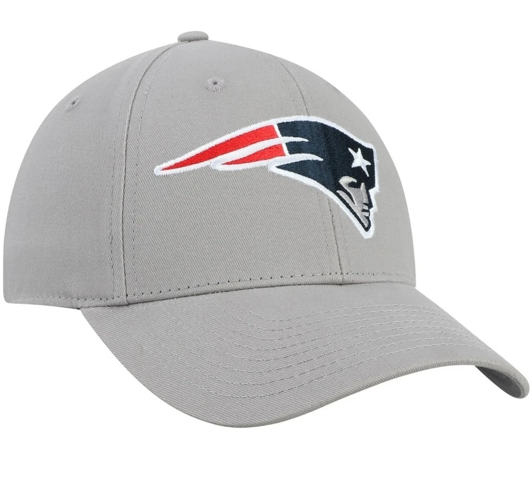 New England Patriots Youth Gray Embroidered Baseball Cap