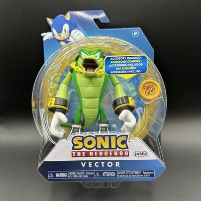 Sonic The Hedgehog Vector 4'' Action Figure with Super Ring Jakks Pacific Toy