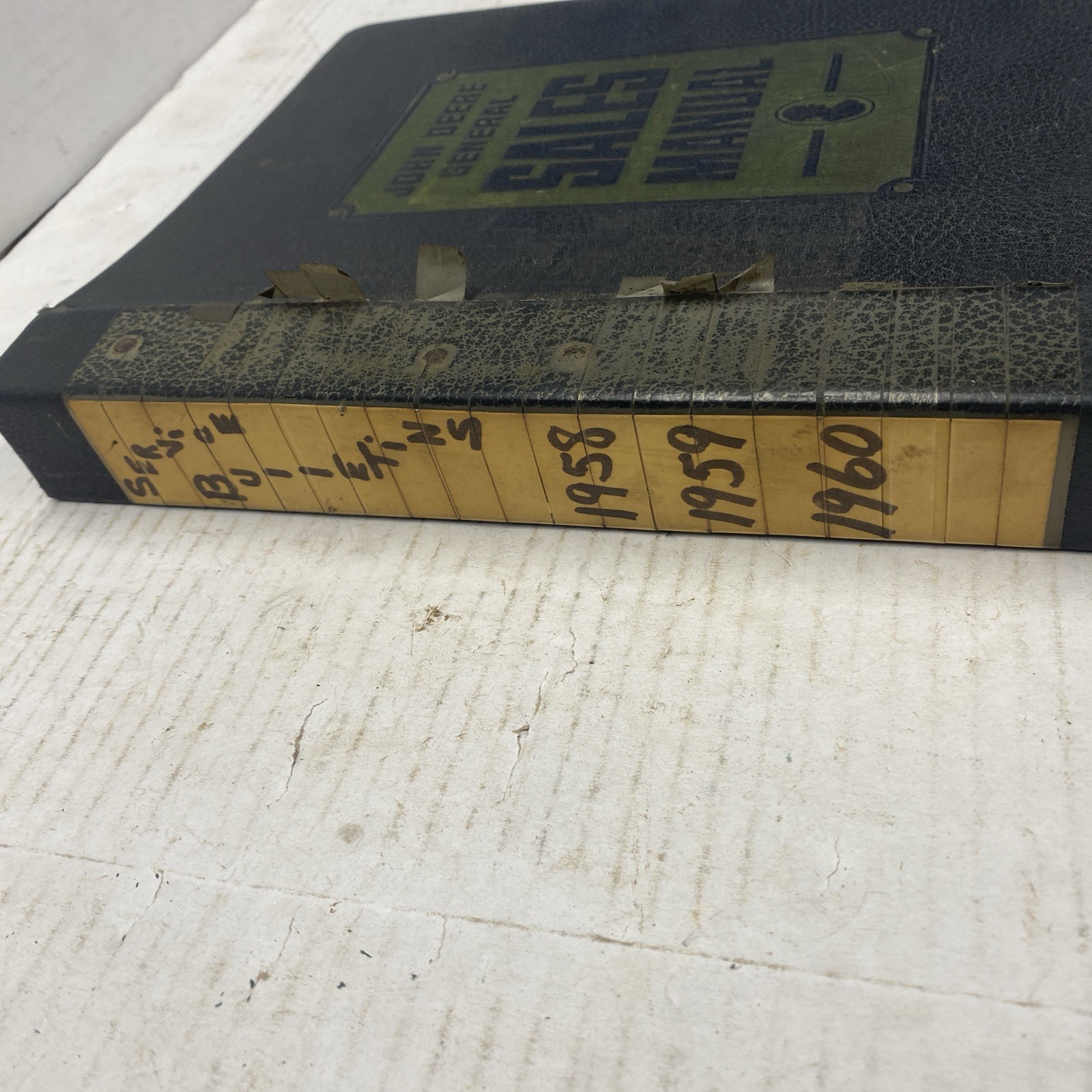 1958 59 60  John Deere General Sales Manual  Service Bulletins JM-12