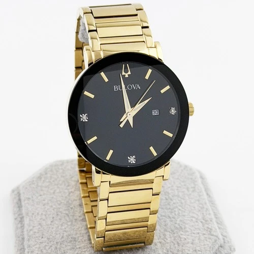 Bulova Modern Futuro Calendar Quartz Stainless Steel Men's Watch 42 MM 97D116 video thumbnail
