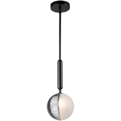 Artcraft Lighting AC11880BK Bolla LED 6 inch Black Pendant Ceiling Light