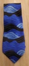 Jerry Garcia 100% silk necktie The Blue Iceberg Collection Fifteen 60-inch