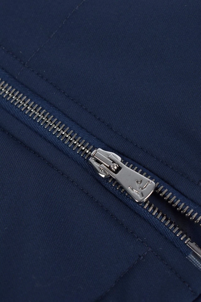 NEW $2300 ISAIA NAPOLI wool polyamide suede vest EU 54 US 44 blue - Image 4 of 4