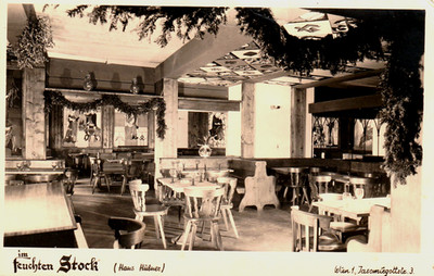 Postcard field post - 1940 - Vienna - restaurant to the wet stock - Haus Hübner