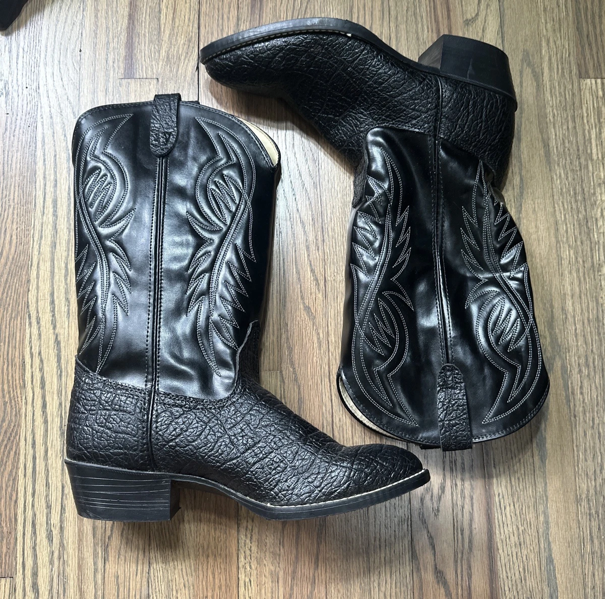 Bottes de cow-boy occidentales pour hommes Bronco taille 9,5 D