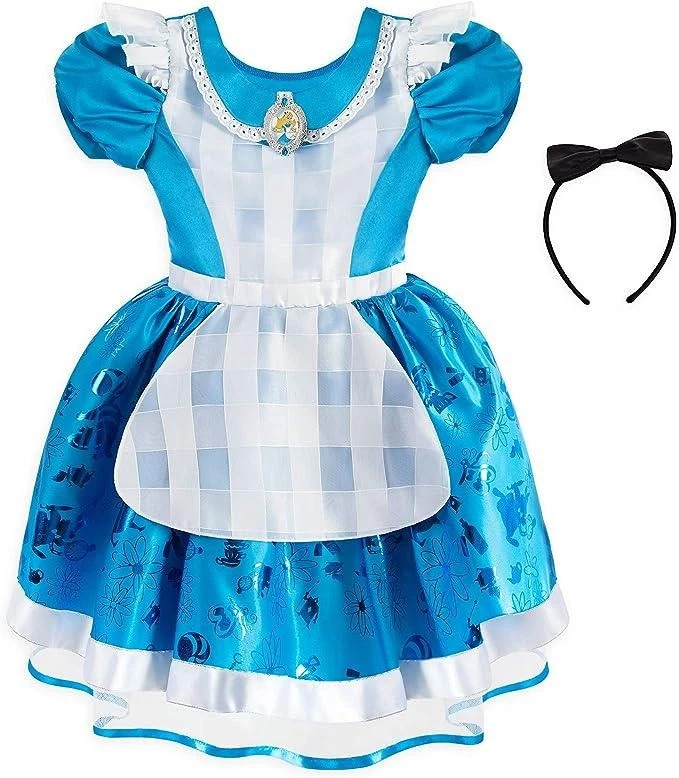 Alice in Wonderland Blue Dress Costumes for Girls for sale | eBay