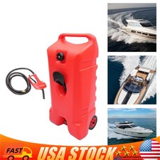 Boat Fuel Tank Portable Marine Outboard Gas Tank 20 Gal/75L with Hose