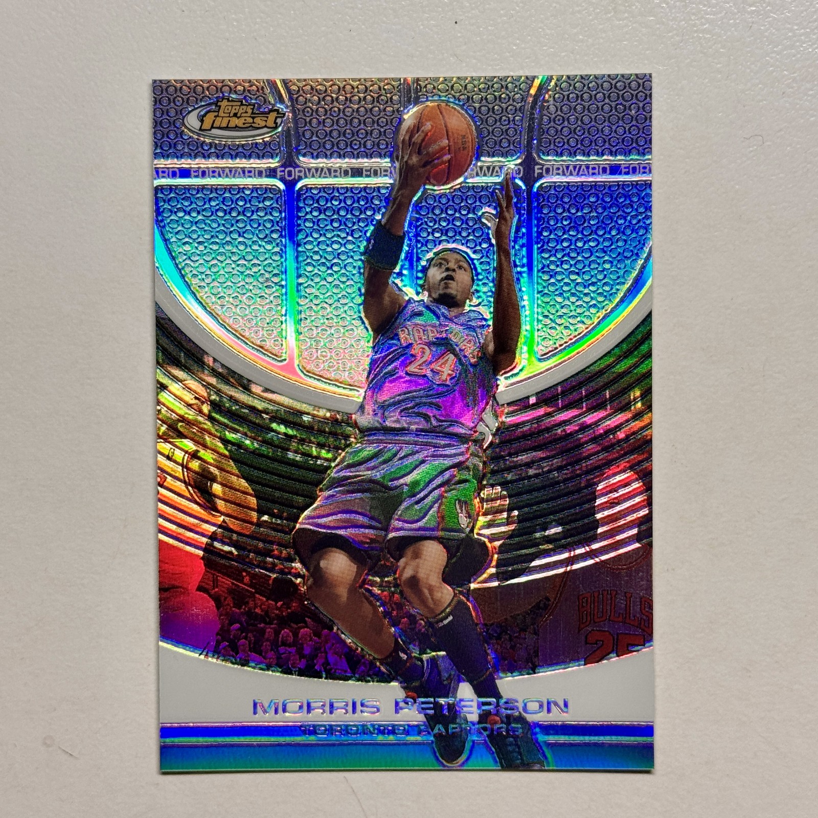 2005-06 Topps Finest #20 Morris Peterson Refractor #016/349 Raptors