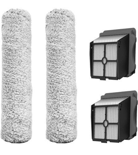 Tineco Replacement 2 HEPA Assembly & 2 Brush Roller for iFLOOR 3 Floor ONE S3 - Picture 1 of 7