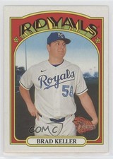 2021 Topps Heritage Brad Keller #207 0e29