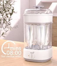 GROWNSY BOTTLE STERILIZER, BABY BOTTLE STEAM STERILIZER, ELECTRIC BABY - WHITE