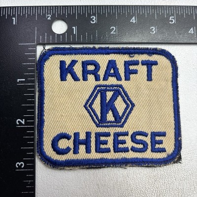 Vintage c 1960s Dairy Product KRAFT CHEESE Advertising Patch 296