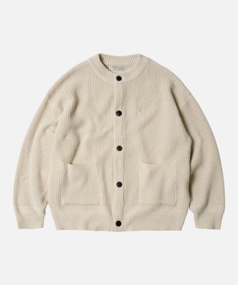 FRIZMWORKS Heavy Wool Round Cardigan _ Cream/ S~XL / Men