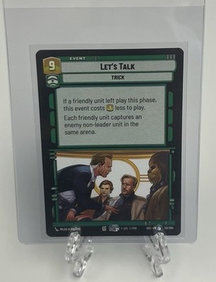 Let's Talk (Legendary) STAR WARS UNLIMITED - Secrets of Power (NM) #131 Card