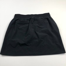 Athleta 6 (pasuje do 28W) Trek Trail Nylon Golf Spódnica tenisowa Skortka 3,5" Szorty Czarna