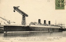 Cie Gle Transatlantique CGT French Line PARIS seen in Saint Nazaire 1921