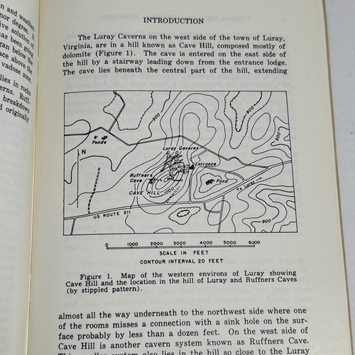1977 Geology of Luray Caverns Commonwealth of Virginia w/ Map Hack Durloo Report - Picture 7 of 14