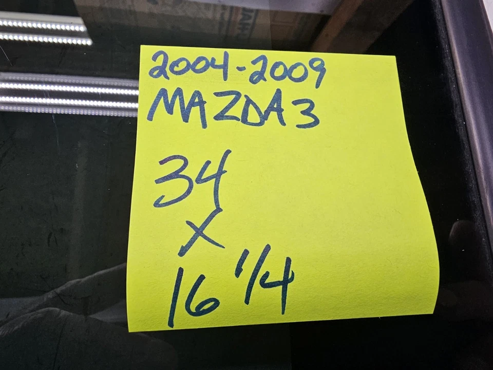 Mazda 3 techo corredizo de vidrio techo corredizo de fábrica OEM 2004 2005 2006 2007 2008 2009 Foto 4 de 4