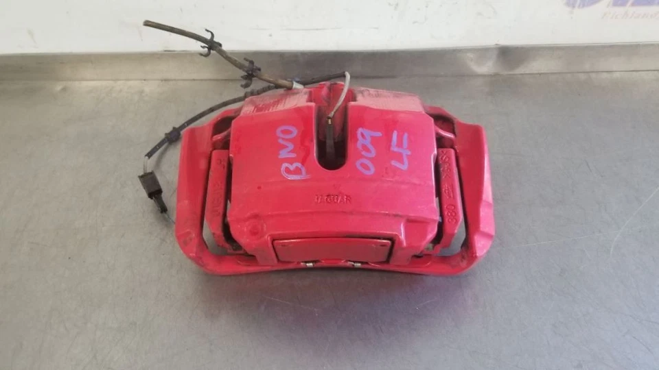 11 2011 JAGUAR XKR OEM PINZA DE FRENO DELANTERA CONDUCTOR IZQUIERDO ROJO Foto 3 de 4