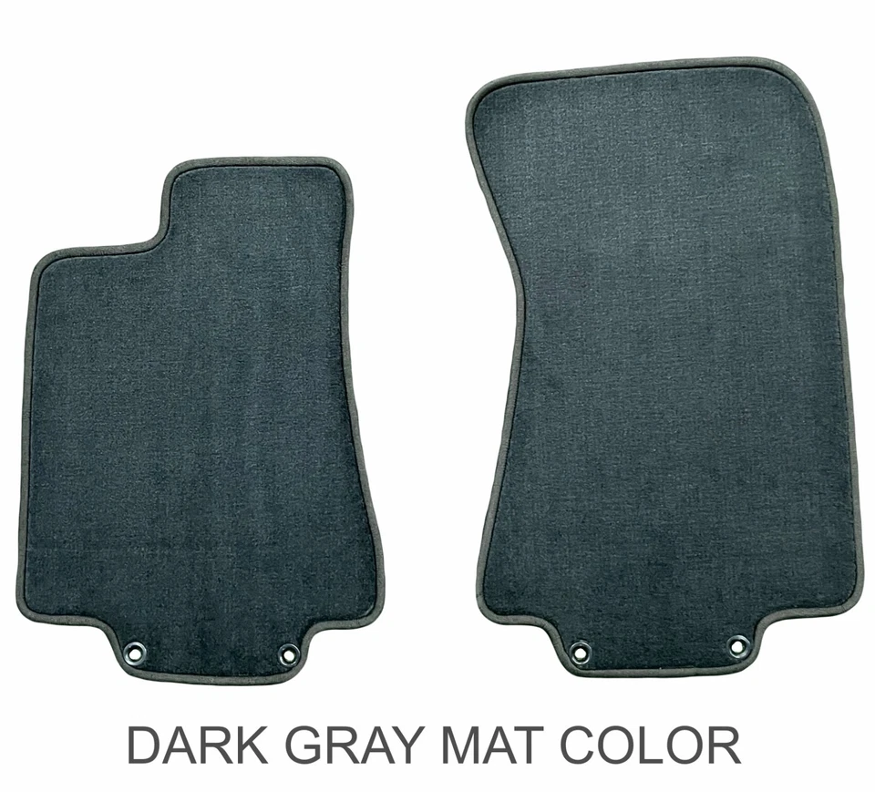2005 - 2009 Jaguar XJ8L XJ8 LWB Super V8 Floor Mats 4 Pc Mat Set Dark Gray COLOR - Image 3 of 4