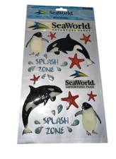 Sea World Vinyl Slightly Puffy Stickers- 2005 Scrapbooking Creative Imagination