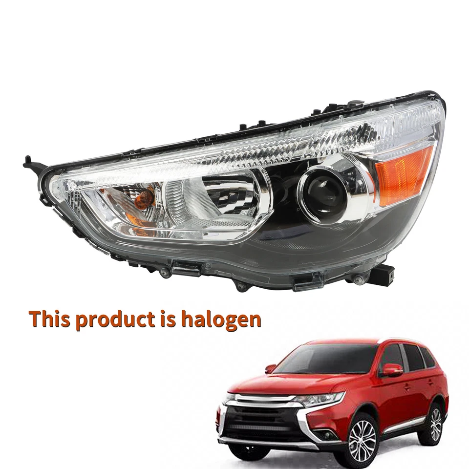 Faro halógeno lado izquierdo del conductor para Mitsubishi Outlander Sport 2011-2019 Foto 3 de 4