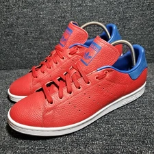 adidas Stan Smith Mens 12.5 Scarlet Collegiate Royal Shoes FV3266