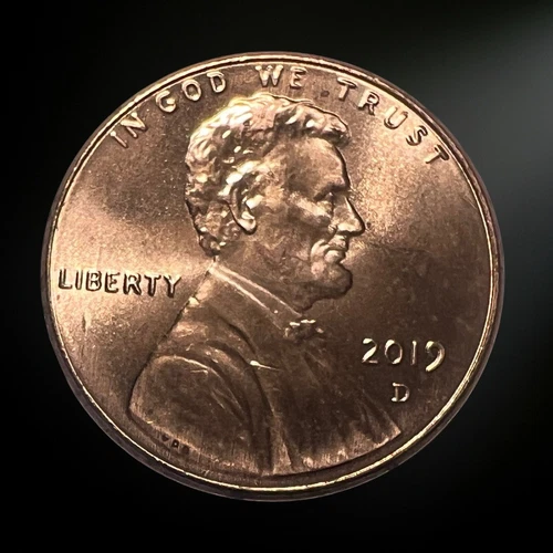 2019-D Lincoln Shield Cent — photo from the most recent tracked eBay sale